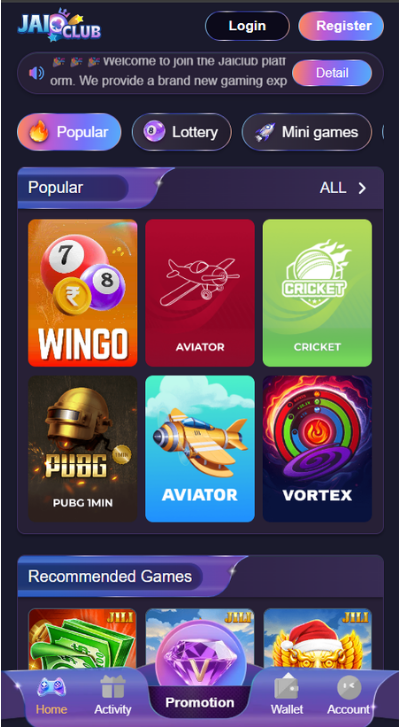 Games Available on Jai Club Game Platform